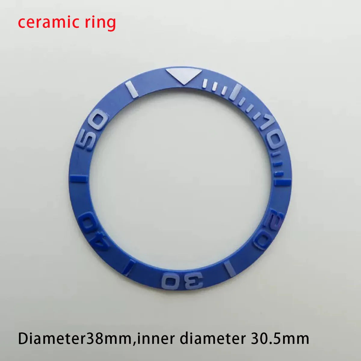 38mm Watch Ring Ceramic Bezel Insert Ring for Yacht celebrities Watch 40mm Case Watch Accessories Inner diameter 30.5mm