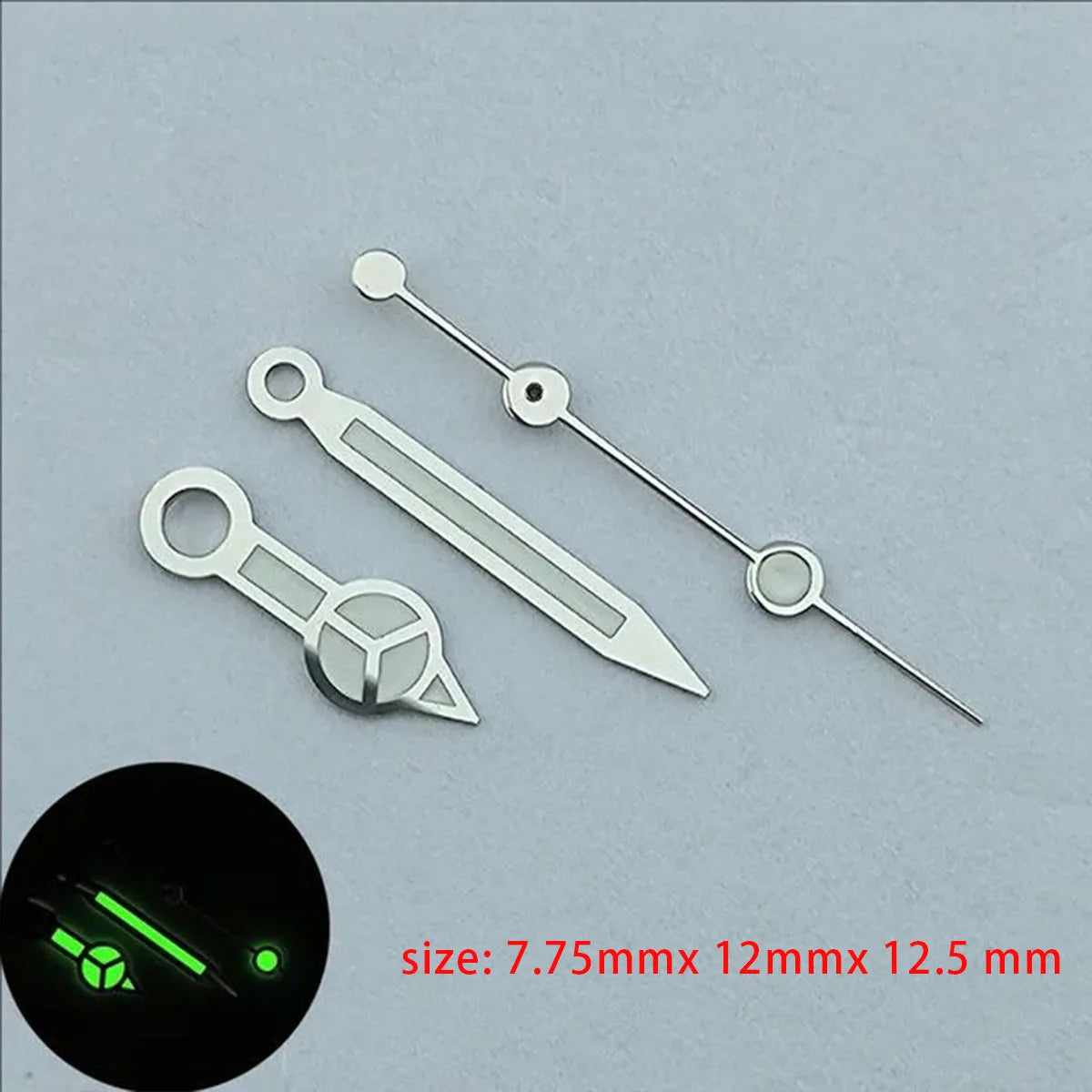 Watch hands NH35/36 hands Green luminous watch accessories watch pointer Repair tools