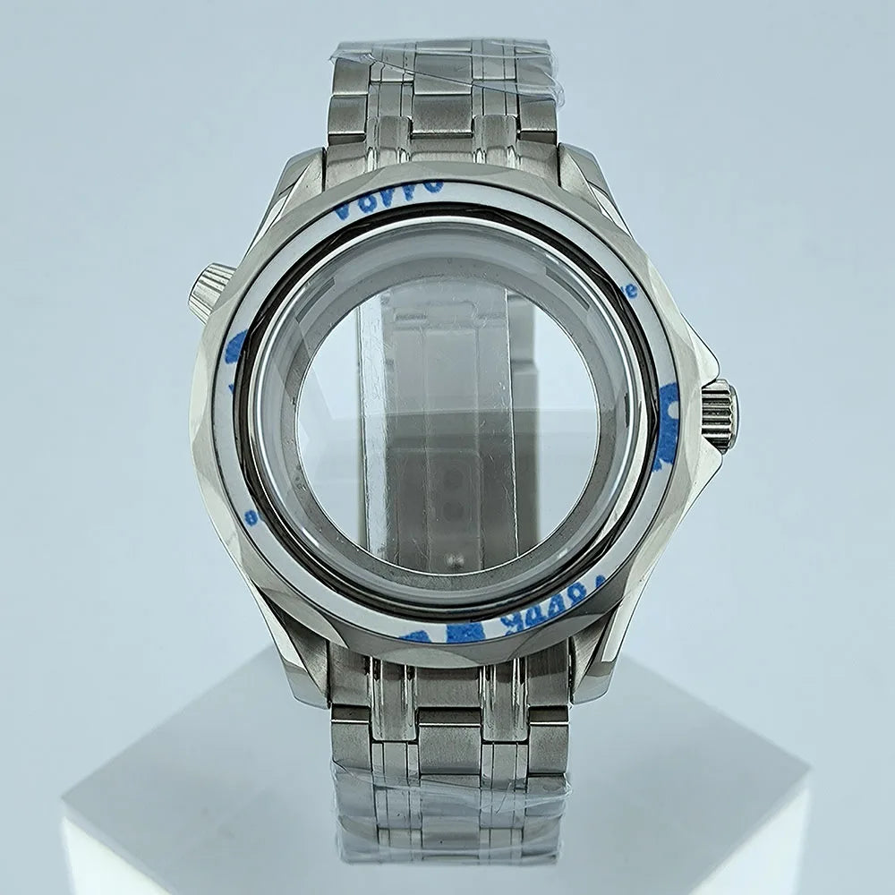 NH35 Case Watch Case Stainless Sapphire Glass Case Men's watch Automatic Mechanical Waterproof Fit NH35/NH36 Movement