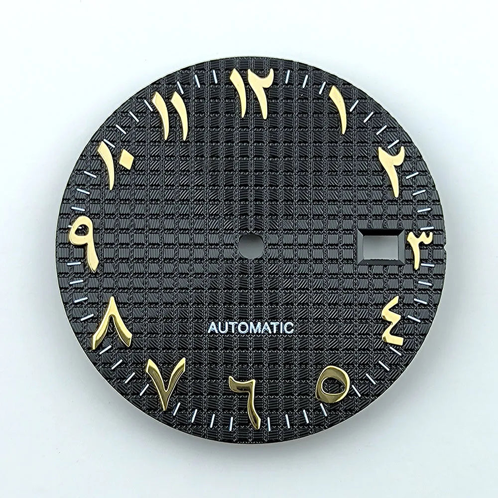 NH35 dial watch dial Arabic numerals Dial 31.8mm No luminous fit NH35/NH36 movement watch accessories repair tools