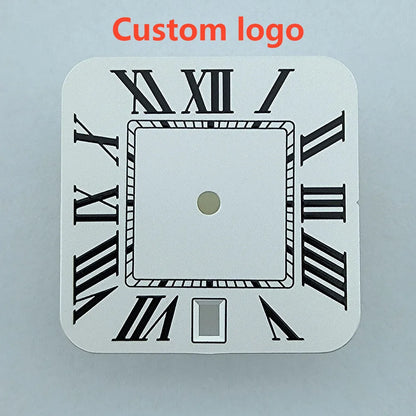 NH35 dial watch dial square dial Roman numeral NH35 date at 6 o'clock dial men's fit NH35 movement watch accessories