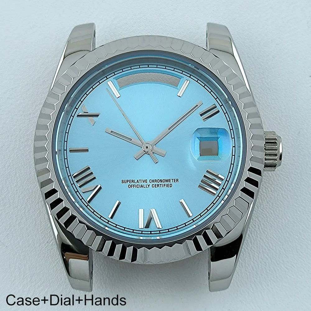 Miyota8285 Case Watch Case Men's Automatic Watch 41mm Stainless Steel Sapphire Glass Fit Miyota 8285 Movement Watch Accessories