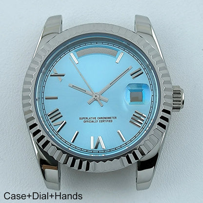 Miyota8285 Case Watch Case Men's Automatic Watch 41mm Stainless Steel Sapphire Glass Fit Miyota 8285 Movement Watch Accessories