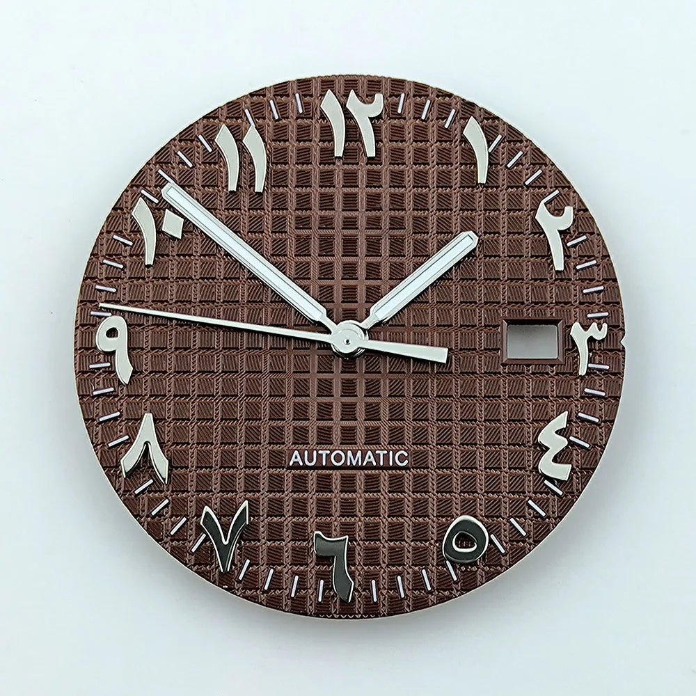 NH35 dial watch dial Arabic numerals Dial 31.8mm No luminous fit NH35/NH36 movement watch accessories repair tools