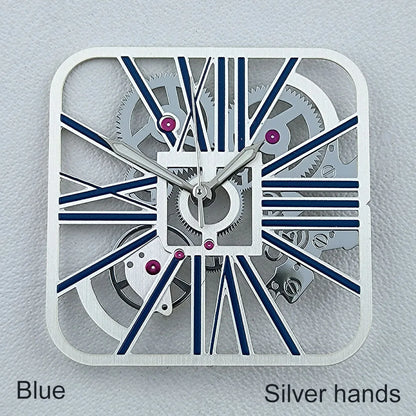 NH70 Dial Hollowed out Dial Square Dial Roma Numeral Dial 27mm No logo fit NH70 movement Repair tools