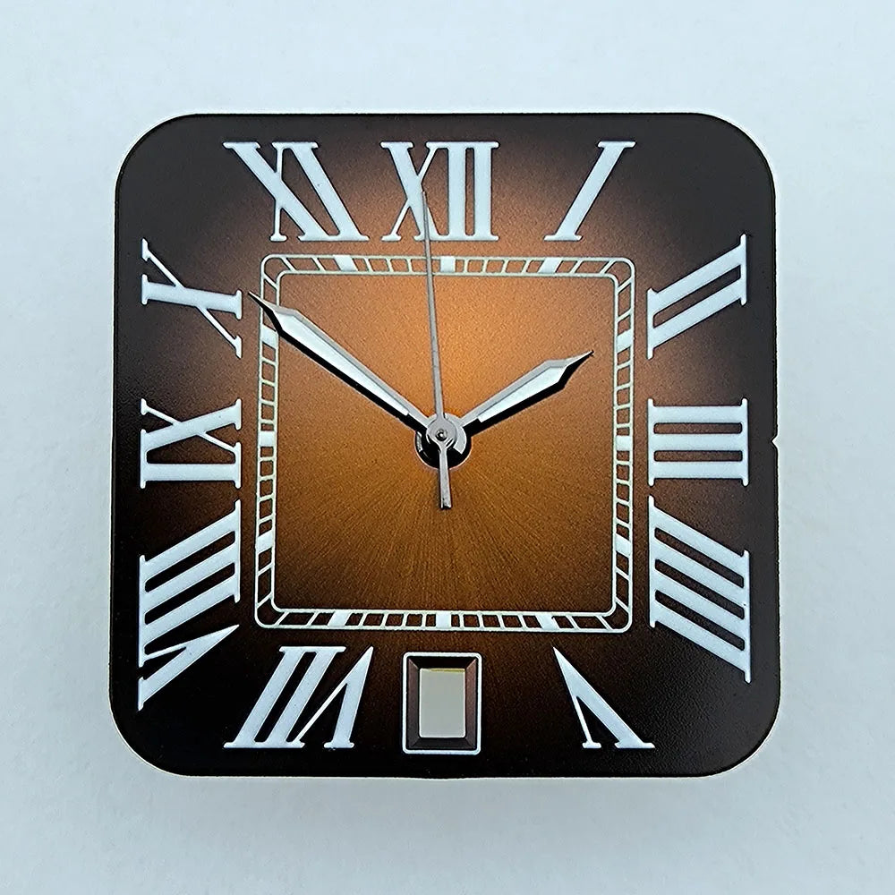 NH35 dial watch dial square dial Roman numeral NH35 date at 6 o'clock dial men's fit NH35 movement watch accessories