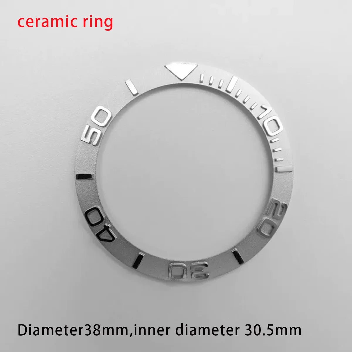 38mm Watch Ring Ceramic Bezel Insert Ring for Yacht celebrities Watch 40mm Case Watch Accessories Inner diameter 30.5mm