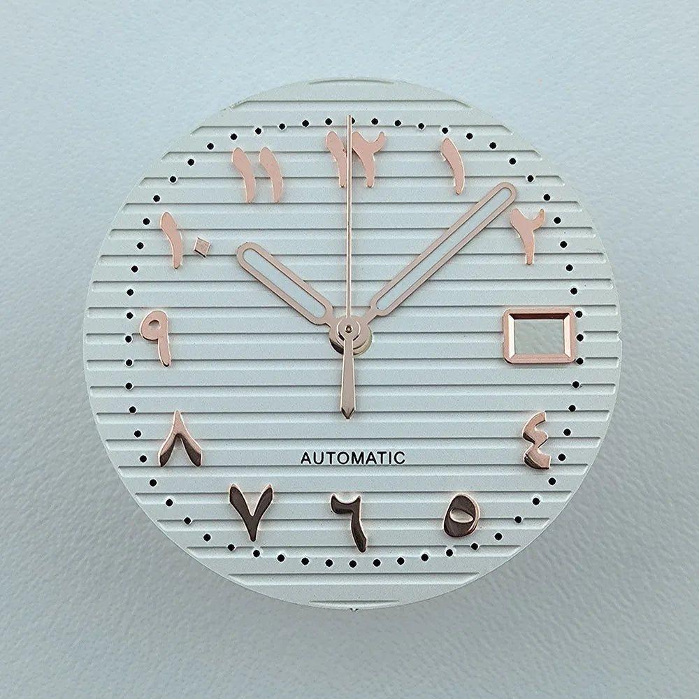 NH35 dial watch dial 30.4mm Custom Logo Arabic Numeral Dial No luminous fit NH35/NH36 movement watch accessories repair tools