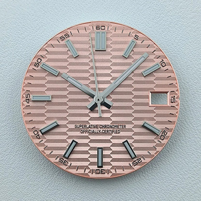 NH35 dial Custom logo No logo Watch dial 28.5mm Blue Luminous dial for NH35 NH36 movement watch accessories