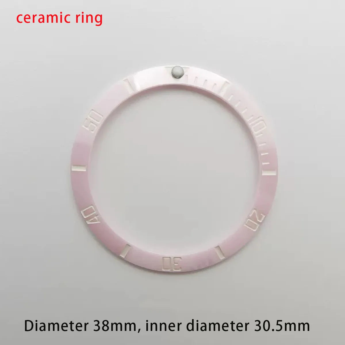 38mm ceramic/aluminium insert bezel high quality green/blue luminous bezel is tilted for 40mm watch case watch repair tools