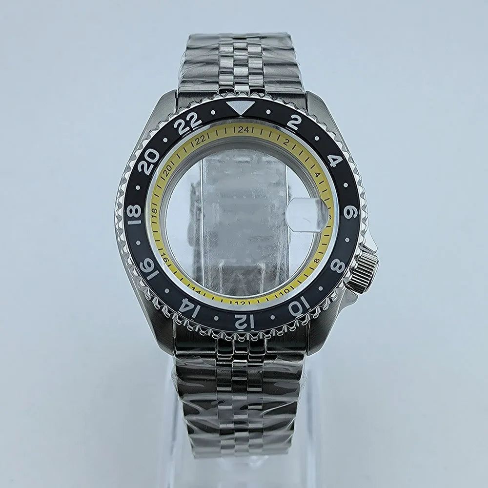 NH34 Case NH35 Case Men's Watch Case Automatic Mechanical Waterproof Fit NH35/34/36 Movement Fit 28.5mm Dial Watch Accessories