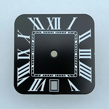 NH35 dial watch dial square dial Roman numeral NH35 date at 6 o'clock dial men's fit NH35 movement watch accessories