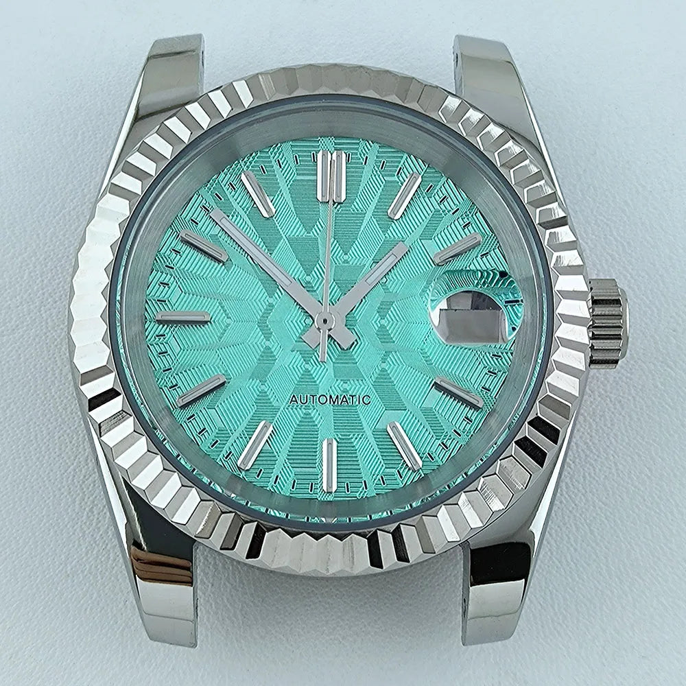 NH35 Case Watch Case Men's Automatic Watch 36mm/39mm Stainless Steel Sapphire Glass Fit NH Series Movement Watch Accessories