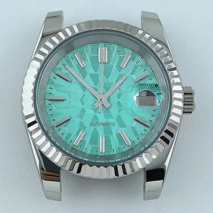 NH35 Case Watch Case Men's Automatic Watch 36mm/39mm Stainless Steel Sapphire Glass Fit NH Series Movement Watch Accessories