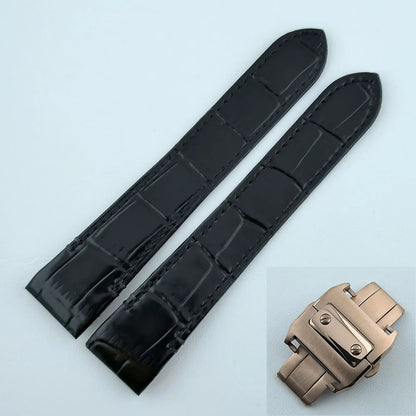 38mm NH35 Watch case Square Dial Roma Dial Watch Case Folding Buckle Square Case Leather strap fit NH35 movement