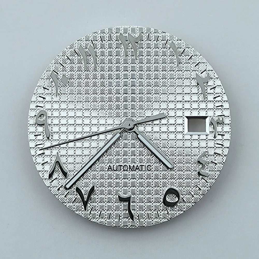 NH35 dial watch dial Arabic numerals Dial 31.8mm No luminous fit NH35/NH36 movement watch accessories repair tools