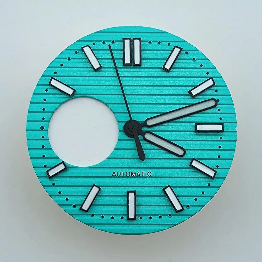 NH38 dial Custom Logo Dial 29.8mm green luminous suitable for NH38 movement watch accessories repair tools