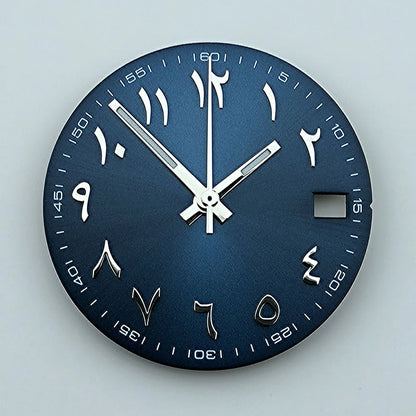 NH35 dial Custom logo 28.5mm Arabic numerals dial No luminous watch dial fit NH35/NH36 movement watch accessories