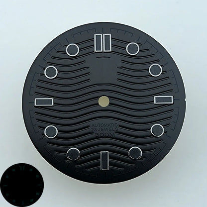 watch dial N H35 dial Custom logo dial 31.0mm blue/green luminous accessories repair tools