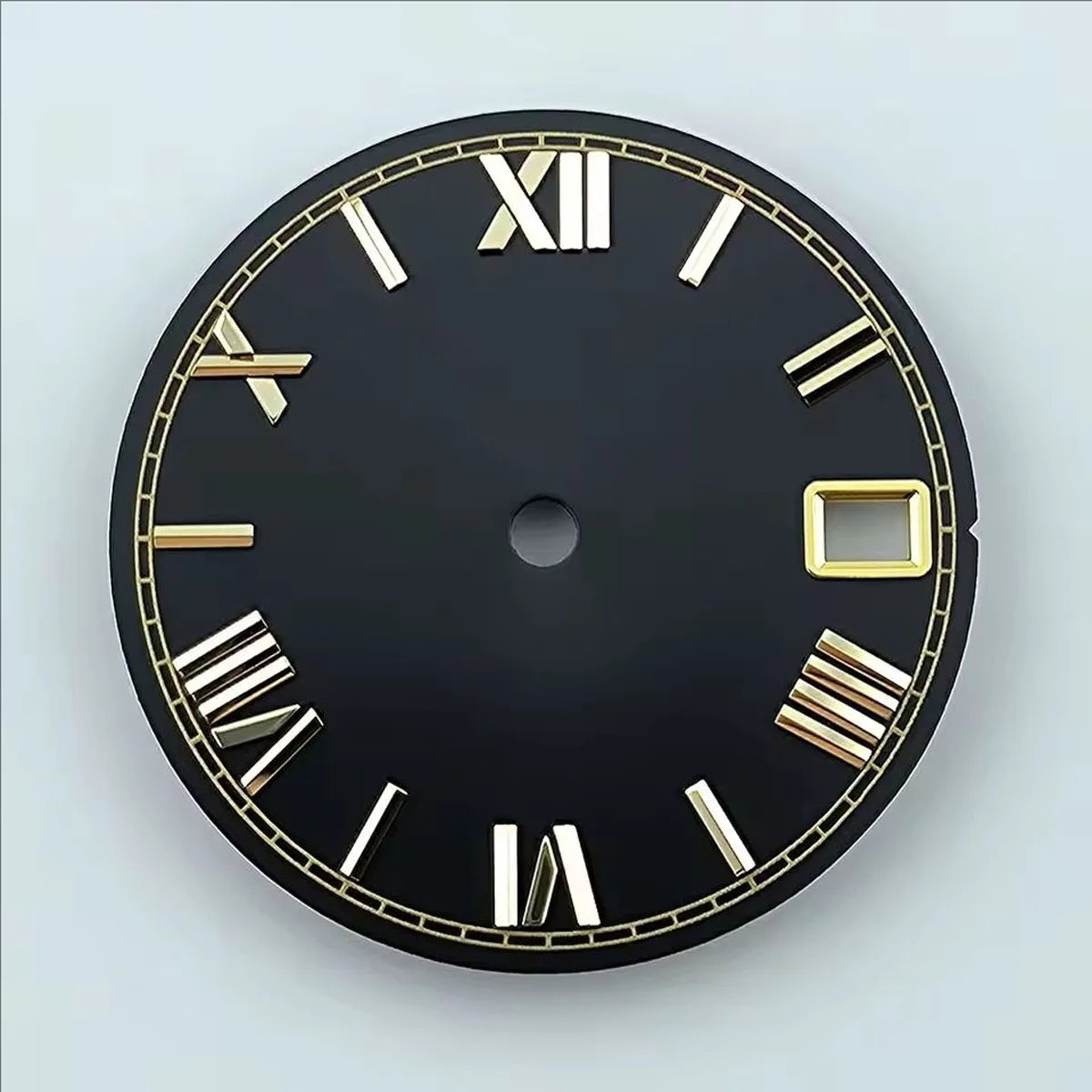 NH35 dial watch dial Custom logo 28.5mm Roman numerals dial No luminous fit NH35/NH36 movement watch accessories repair tools