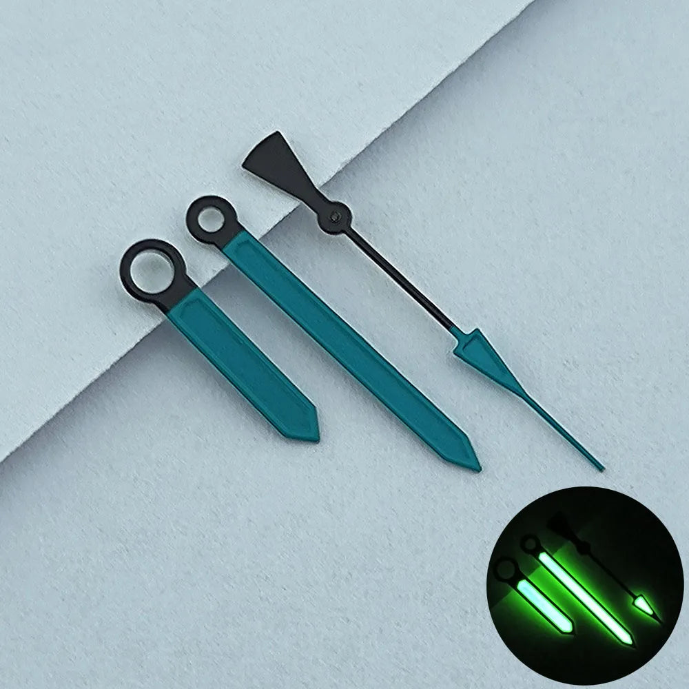 NH35/NH36 Watch hands hands Green/Yellow luminous second hand watch accessories Repair tools watch pointer