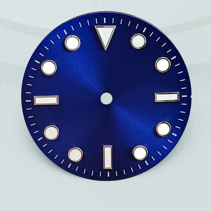 28.5mm dial diameter NH35/NH36 movement luminous dial with single calendar watch accessories customizable dial DIY logo