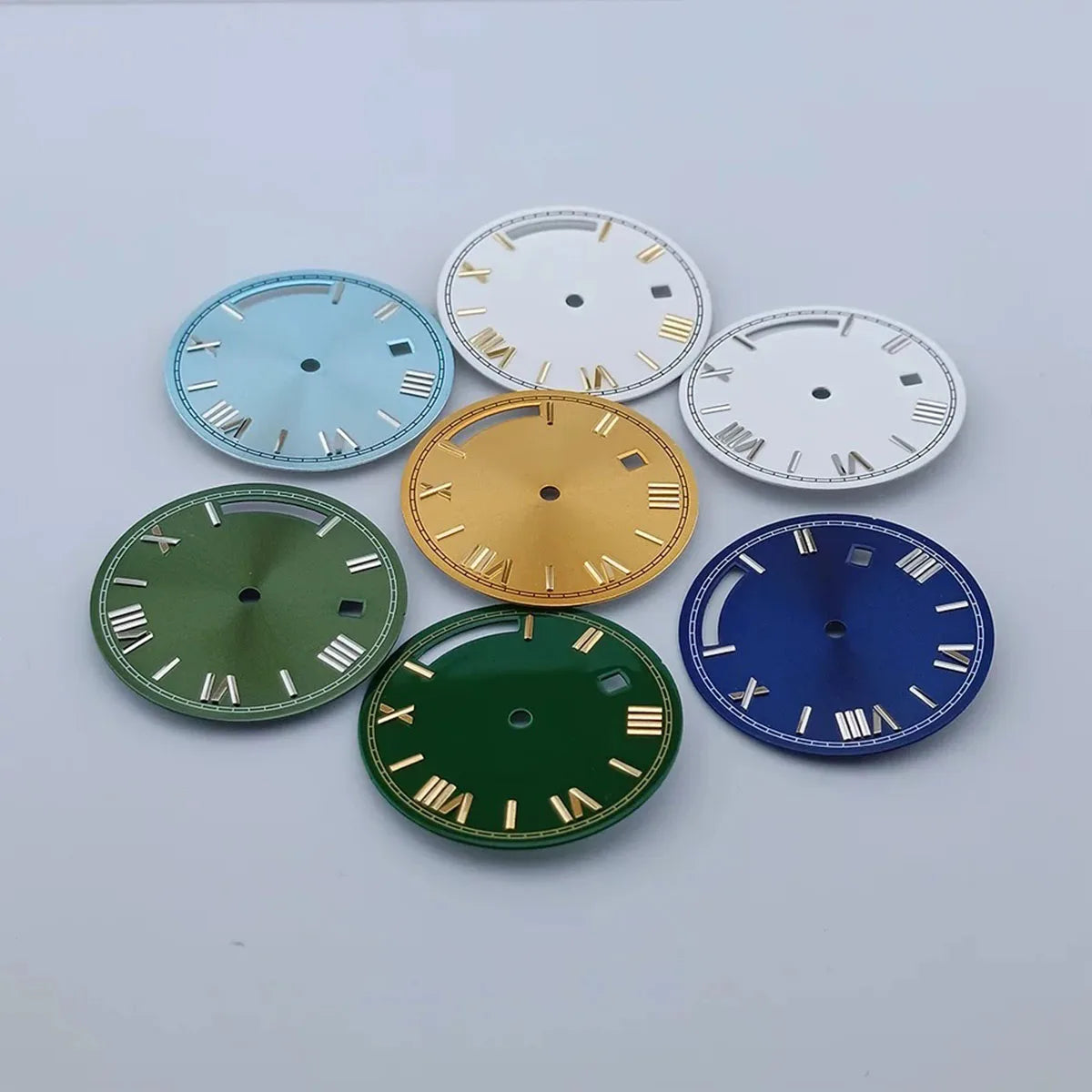 Miyota8285 dial 31mm Custom logo Green luminous Dial watch dial suitable for Miyota8285 movement watch accessories repair tools