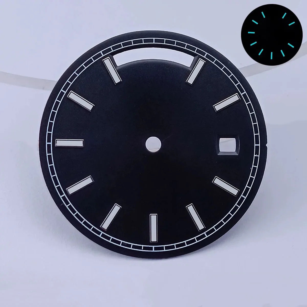 Miyota8285 dial 31mm Custom logo Green luminous Dial watch dial suitable for Miyota8285 movement watch accessories repair tools