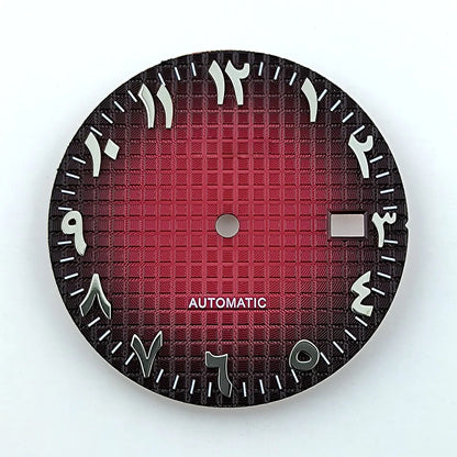 NH35 dial watch dial Arabic numerals Dial 31.8mm No luminous fit NH35/NH36 movement watch accessories repair tools
