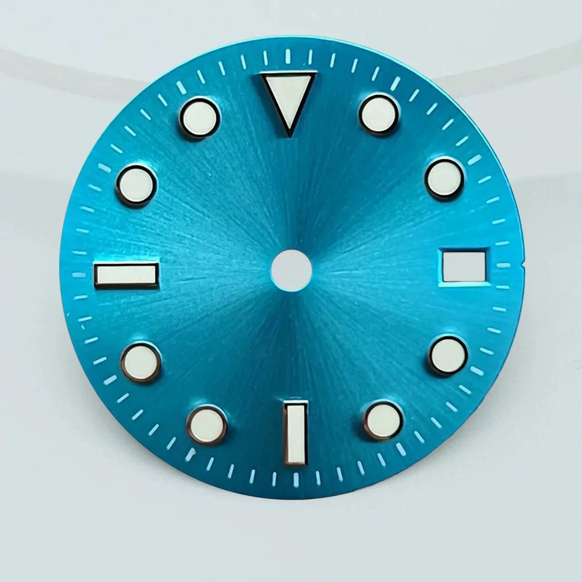 28.5mm dial diameter NH35/NH36 movement luminous dial with single calendar watch accessories customizable dial DIY logo
