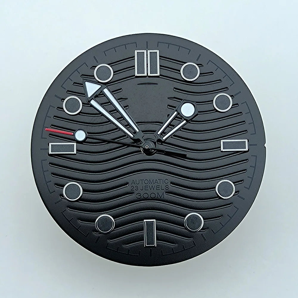 watch dial N H35 dial Custom logo dial 31.0mm blue/green luminous accessories repair tools