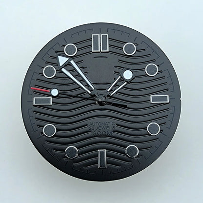 watch dial N H35 dial Custom logo dial 31.0mm blue/green luminous accessories repair tools