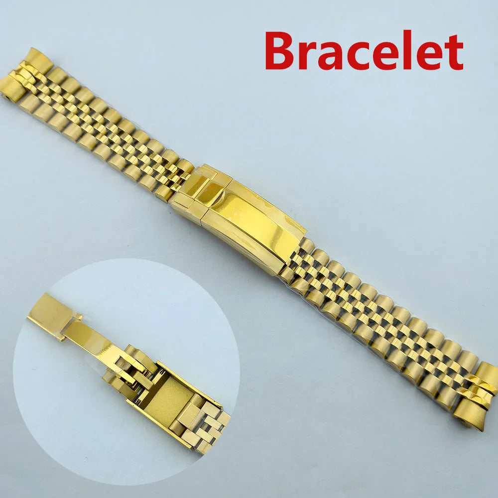 VK63 case Stainless steel high quality Watch case men's chronograph quartz watch suitable for VK63 movement watch accessories