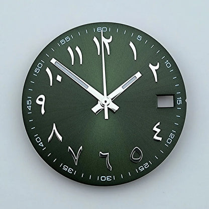 NH35 dial Custom logo 28.5mm Arabic numerals dial No luminous watch dial fit NH35/NH36 movement watch accessories