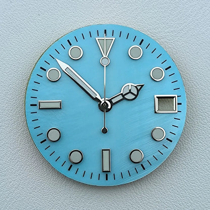 NH35 dial 28.5mm Custom logo luminous Pearl Shell Dial watch dial suitable for NH35 movement watch accessories repair tools