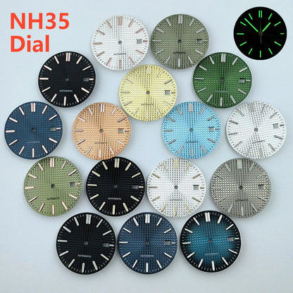 watch dial NH35 dial 31.7mm No Logo Dial No luminous fit NH35/NH36 movement watch accessories repair tools