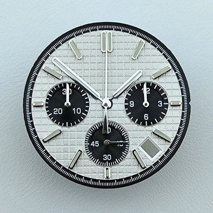 VK63 dial 31.8mm No Logo Dial Panda Dial Green luminous Dial fit VK63 movement watch accessories repair tools