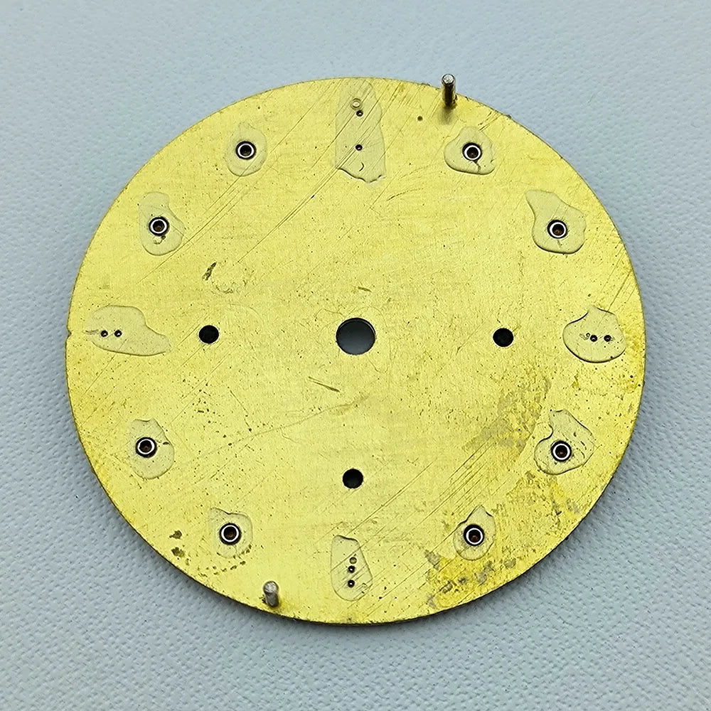 Hot 29.5mm VK63 chronograph dial Diamond Numerals Shell dial No Luminous fit VK63 quartz movement watch accessories