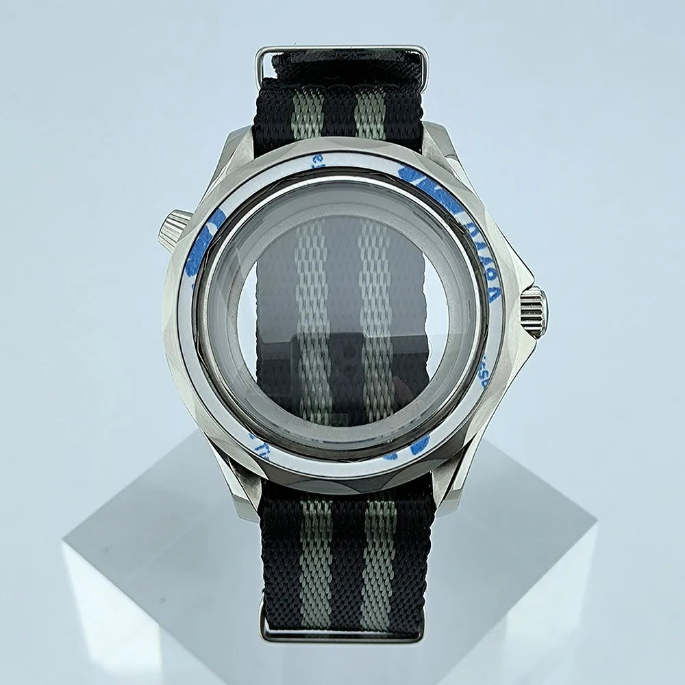 NH35 Case Watch Case Stainless Sapphire Glass Case Men's watch Automatic Mechanical Waterproof Fit NH35/NH36 Movement