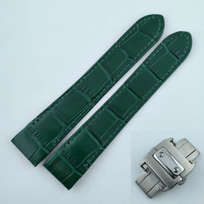 38mm NH35 Watch case Square Dial Roma Dial Watch Case Folding Buckle Square Case Leather strap fit NH35 movement