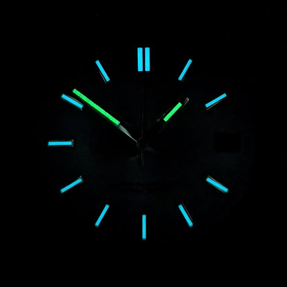 NH35 dial Custom logo No logo Watch dial 28.5mm Blue Luminous dial for NH35 NH36 movement watch accessories