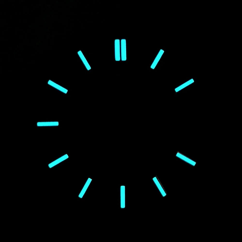 Watch dial NH35 dial Custom logo No logo Blue Luminous 28.5mm dial for NH35 NH36 movement watch accessories
