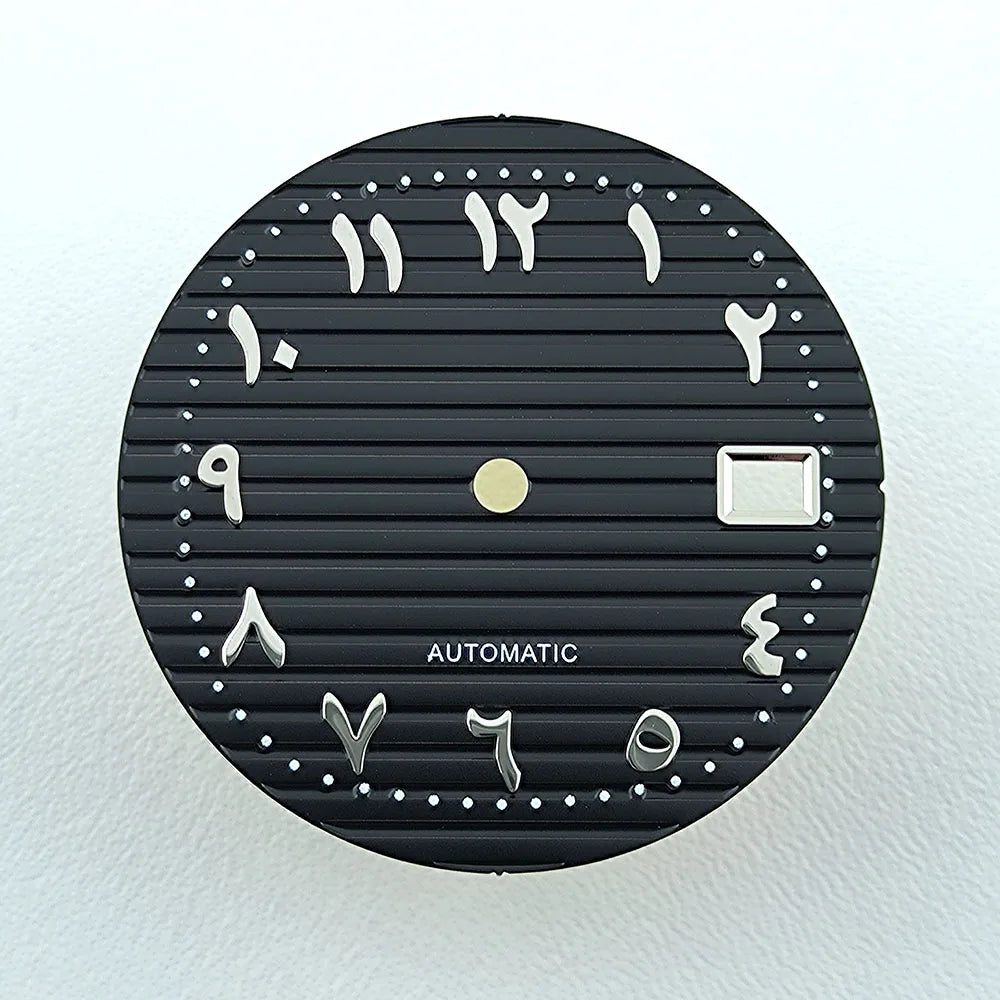 NH35 dial watch dial 30.4mm Custom Logo Arabic Numeral Dial No luminous fit NH35/NH36 movement watch accessories repair tools