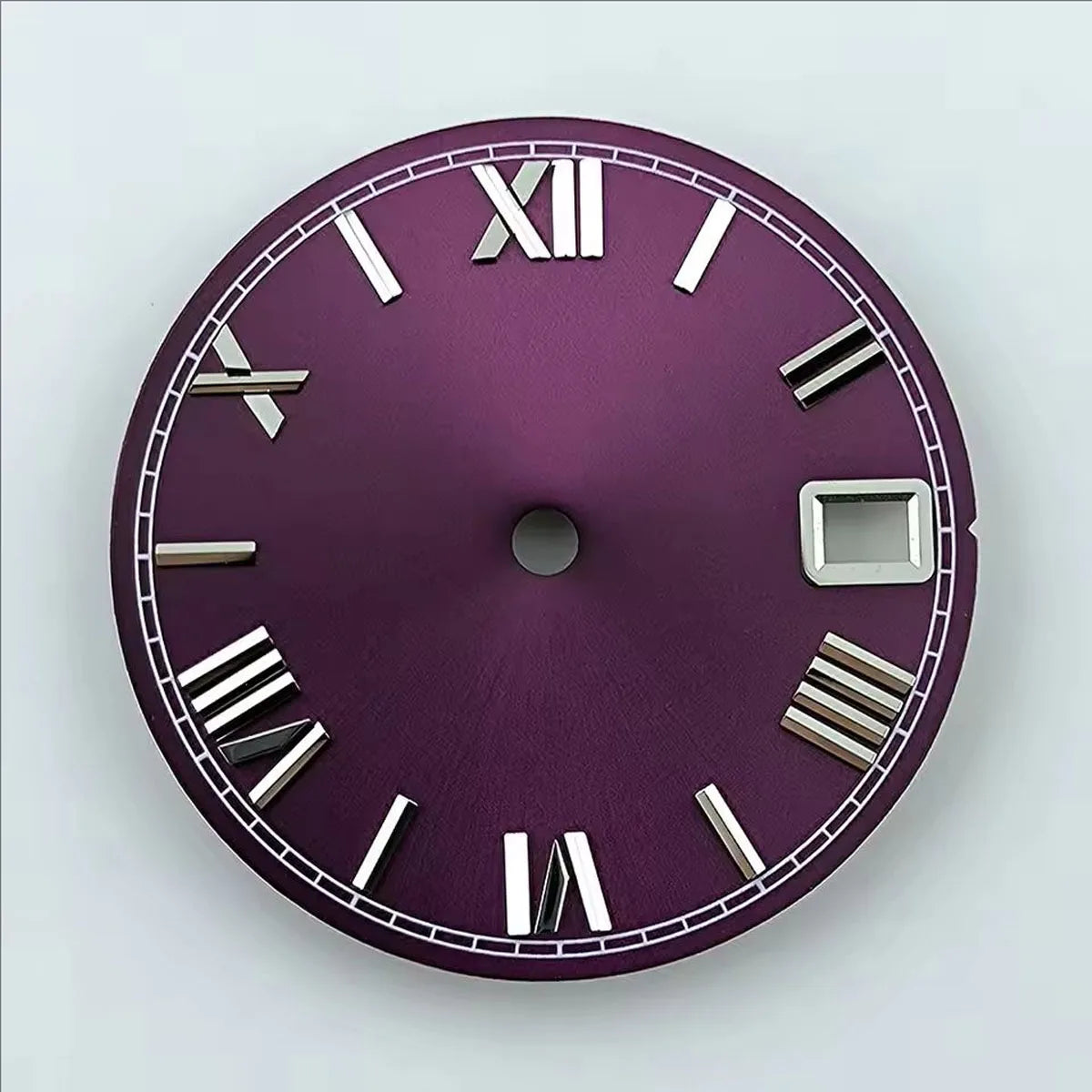 NH35 dial watch dial Custom logo 28.5mm Roman numerals dial No luminous fit NH35/NH36 movement watch accessories repair tools