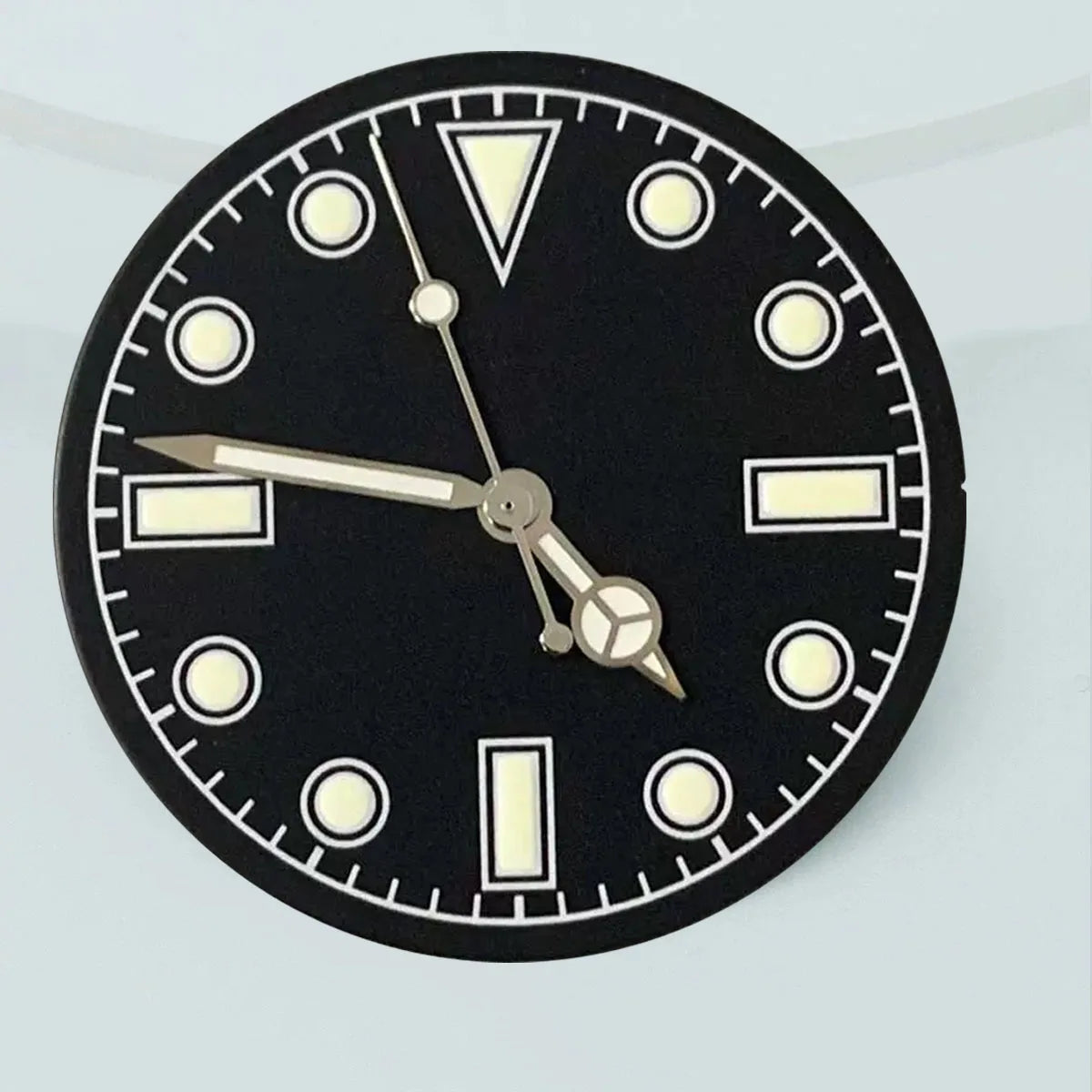 NH35 dial NH36 dial 28.5mm retro dial green luminous dial, suitable for repairing NH35 NH36 movement watch accessories tools