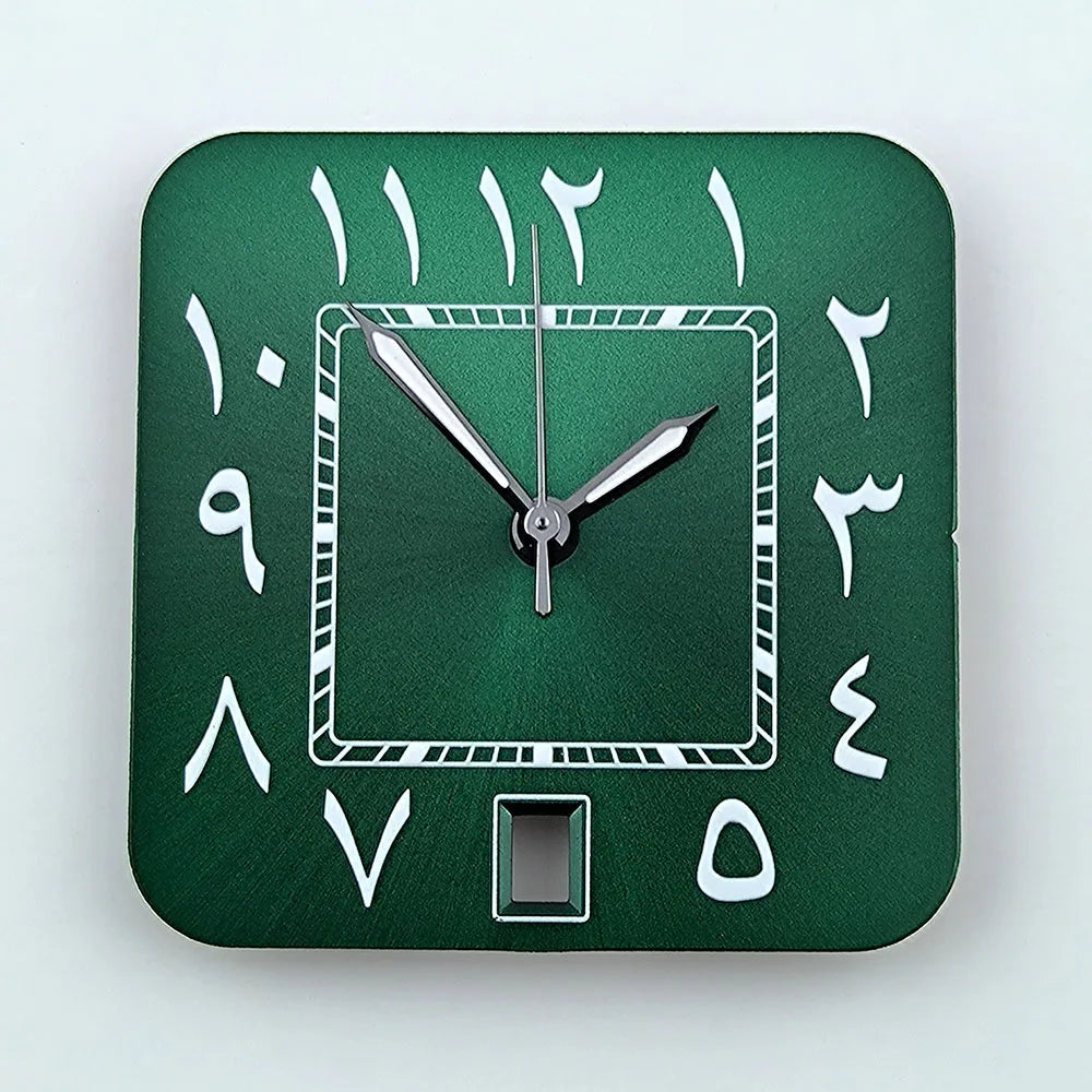 Watch dial NH35 Dial Custom Logo Square Dial Roma/Arabic Numeral Dial Square dial fit NH35 date at 6 o'clock movement Watch