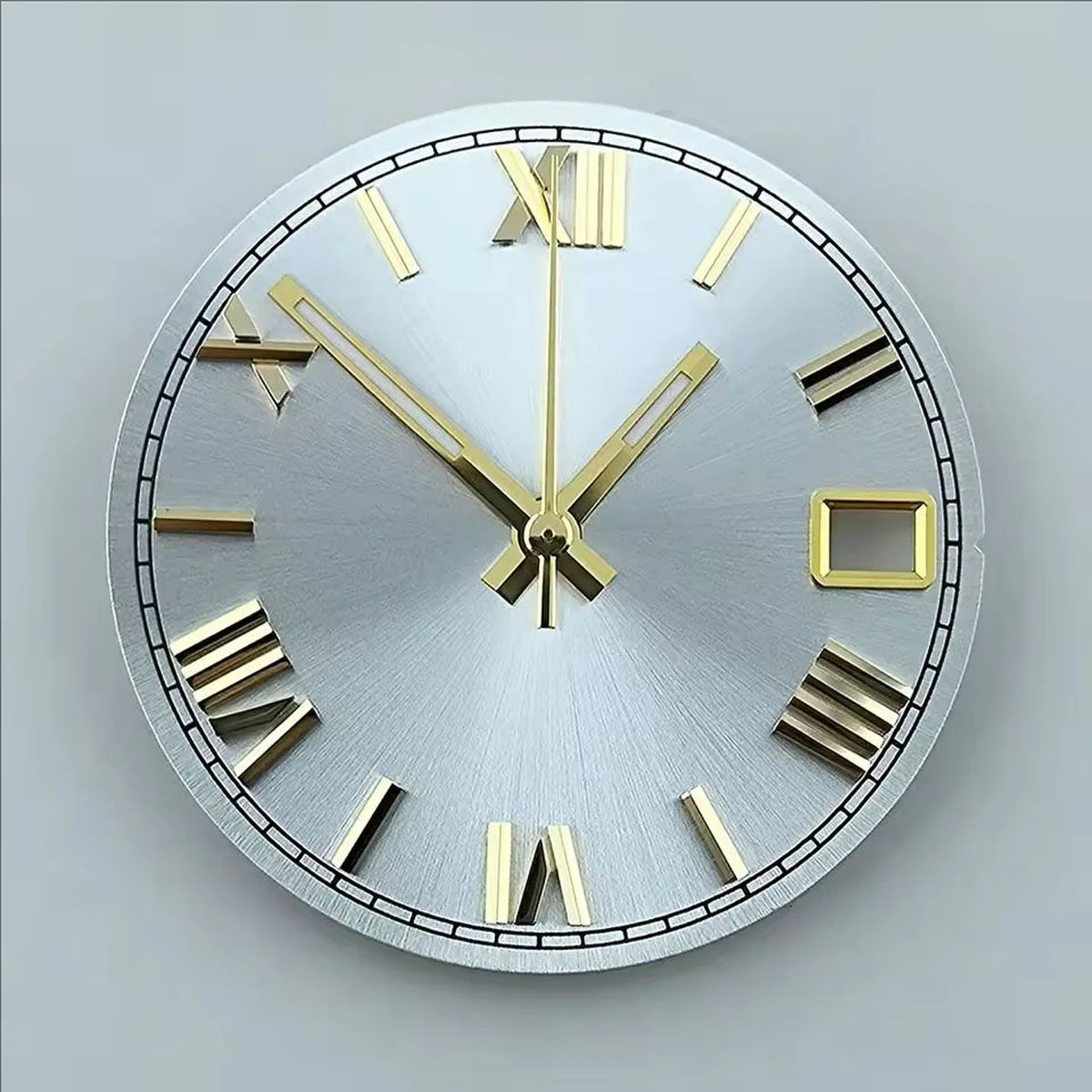 NH35 dial watch dial Custom logo 28.5mm Roman numerals dial No luminous fit NH35/NH36 movement watch accessories repair tools