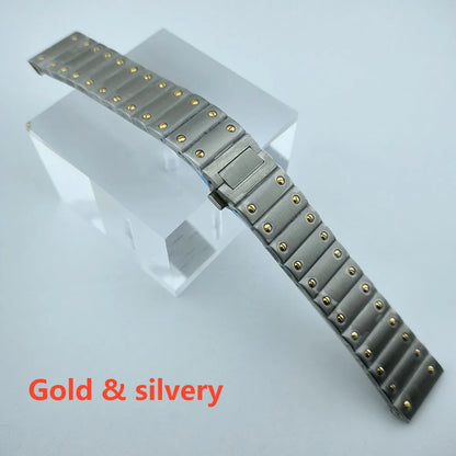 38mm NH35 Watch case Square Dial Roma Dial Watch Case Folding Buckle Square Case Leather strap fit NH35 movement