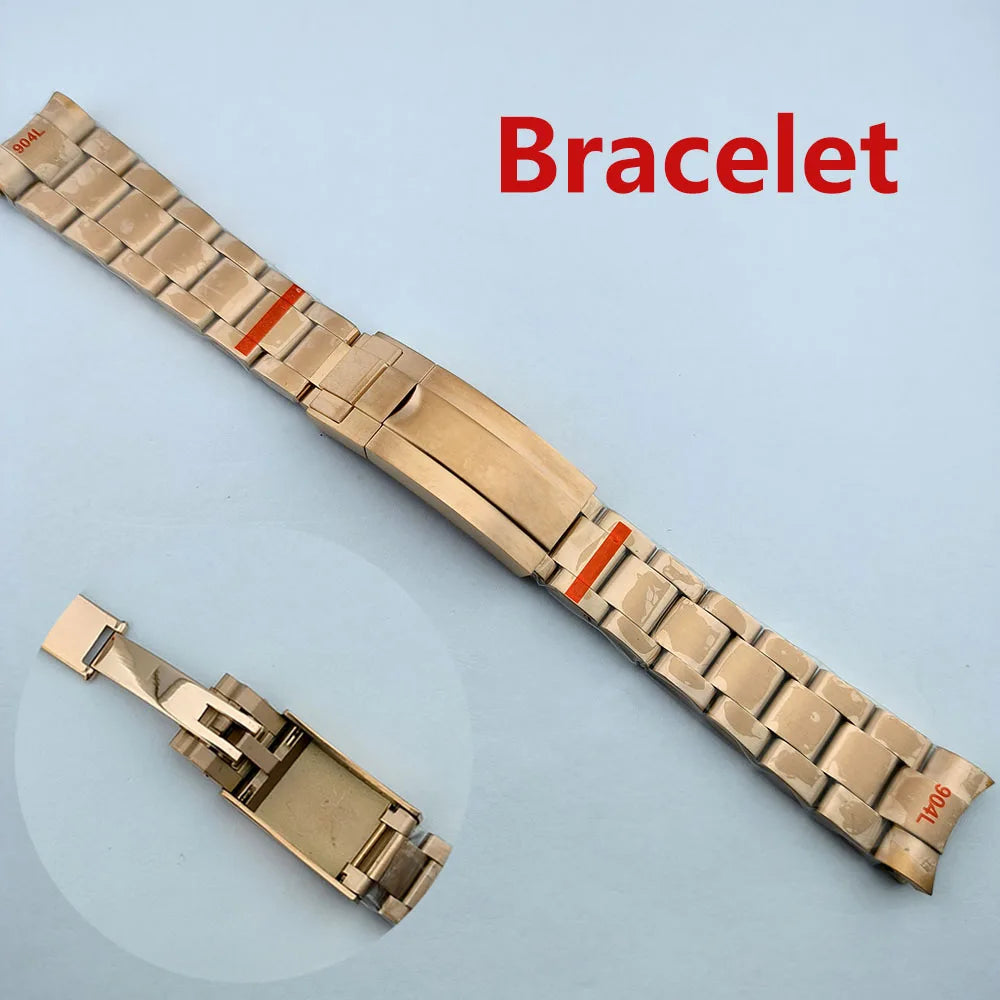 VK63 case Stainless steel high quality Watch case men's chronograph quartz watch suitable for VK63 movement watch accessories