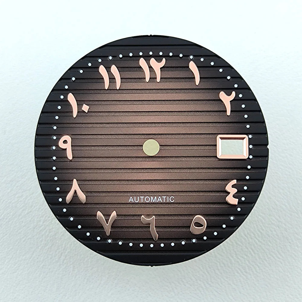 NH35 dial watch dial 30.4mm Custom Logo Arabic Numeral Dial No luminous fit NH35/NH36 movement watch accessories repair tools